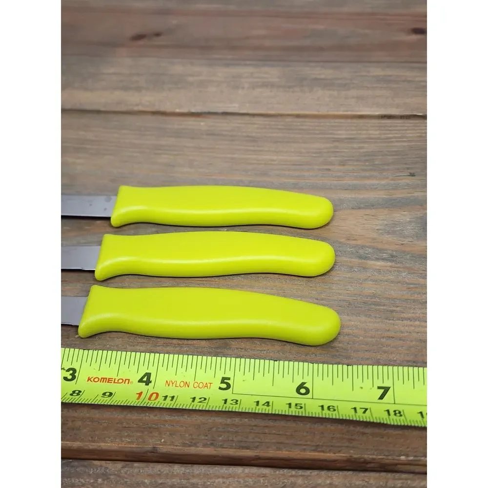 Paring Knife Lot of 3 Pampered Chef Kitchen Plastic Handle